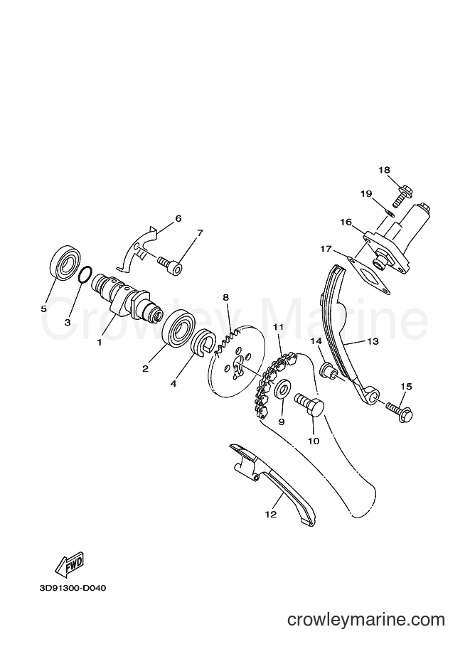 2011 ATV YFM125R - YFM125R (2PA2) [010] - CAMSHAFT & CHAIN
