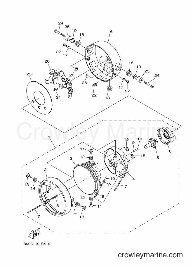 2018 Sport Bike XSR900(MTM850) - XSR900(MTM850) (B90V) [010] - HEADLIGHT