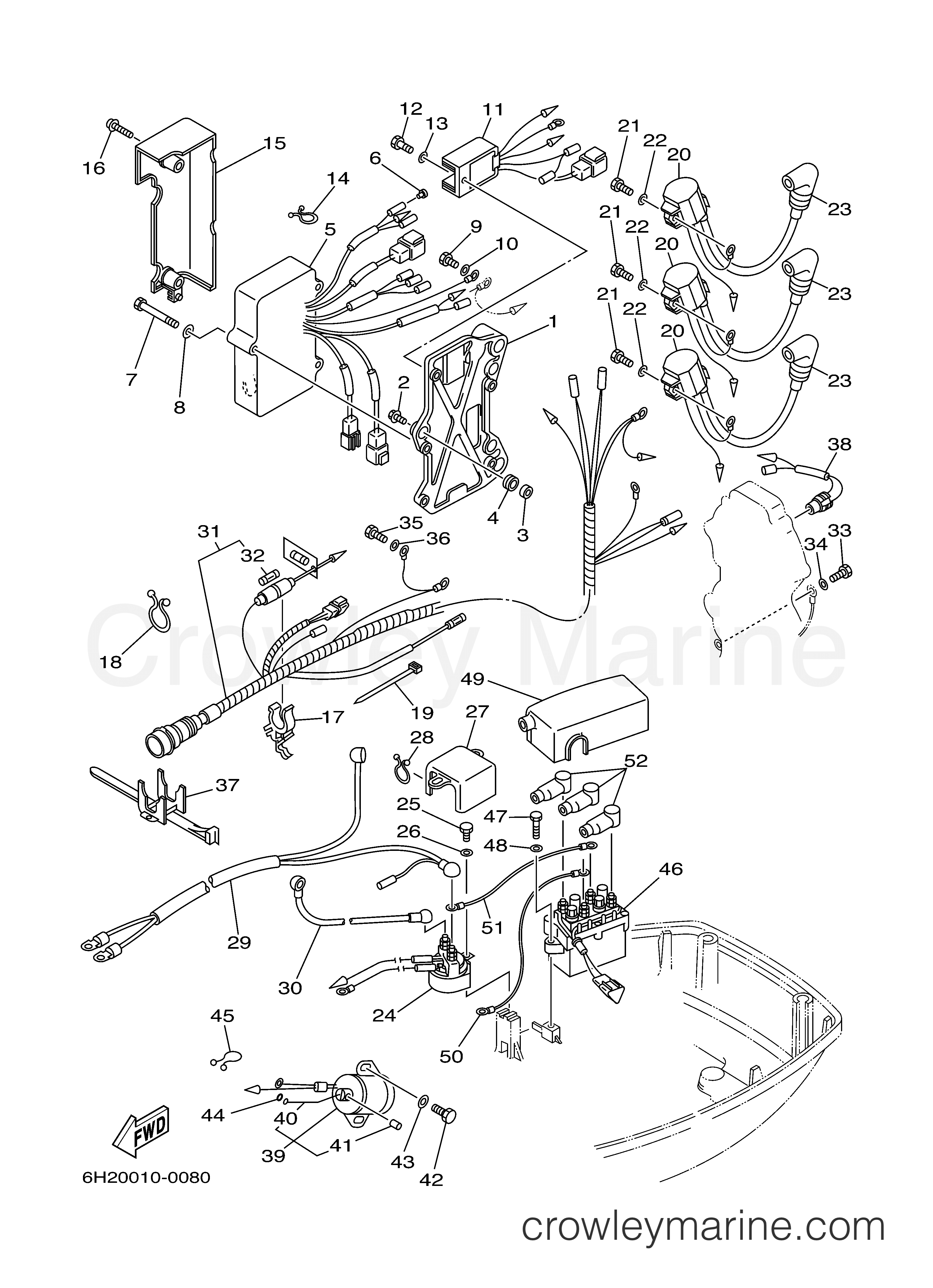Yamaha Motors C60TLRZ - ELECTRICAL 1