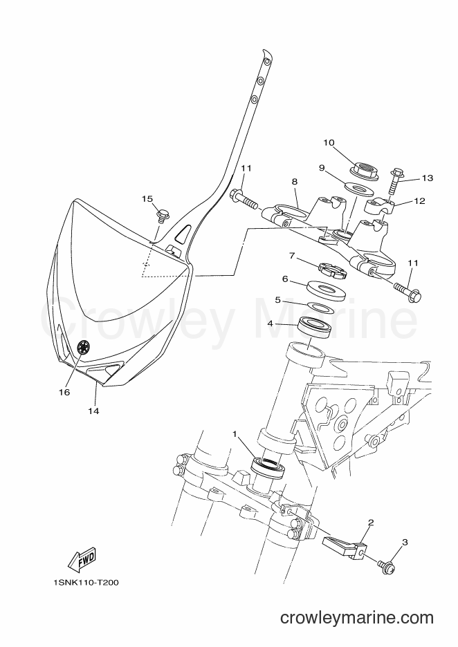 2018 Dirt Bike YZ85LW - YZ85LW (1SPK) [010] - STEERING
