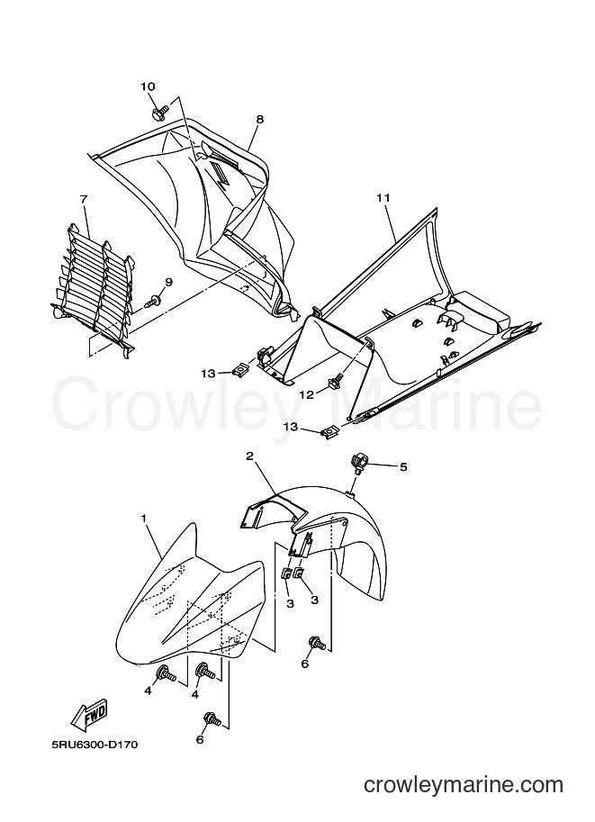Yamaha Motors YP400 (5RUK) [080] - FENDER