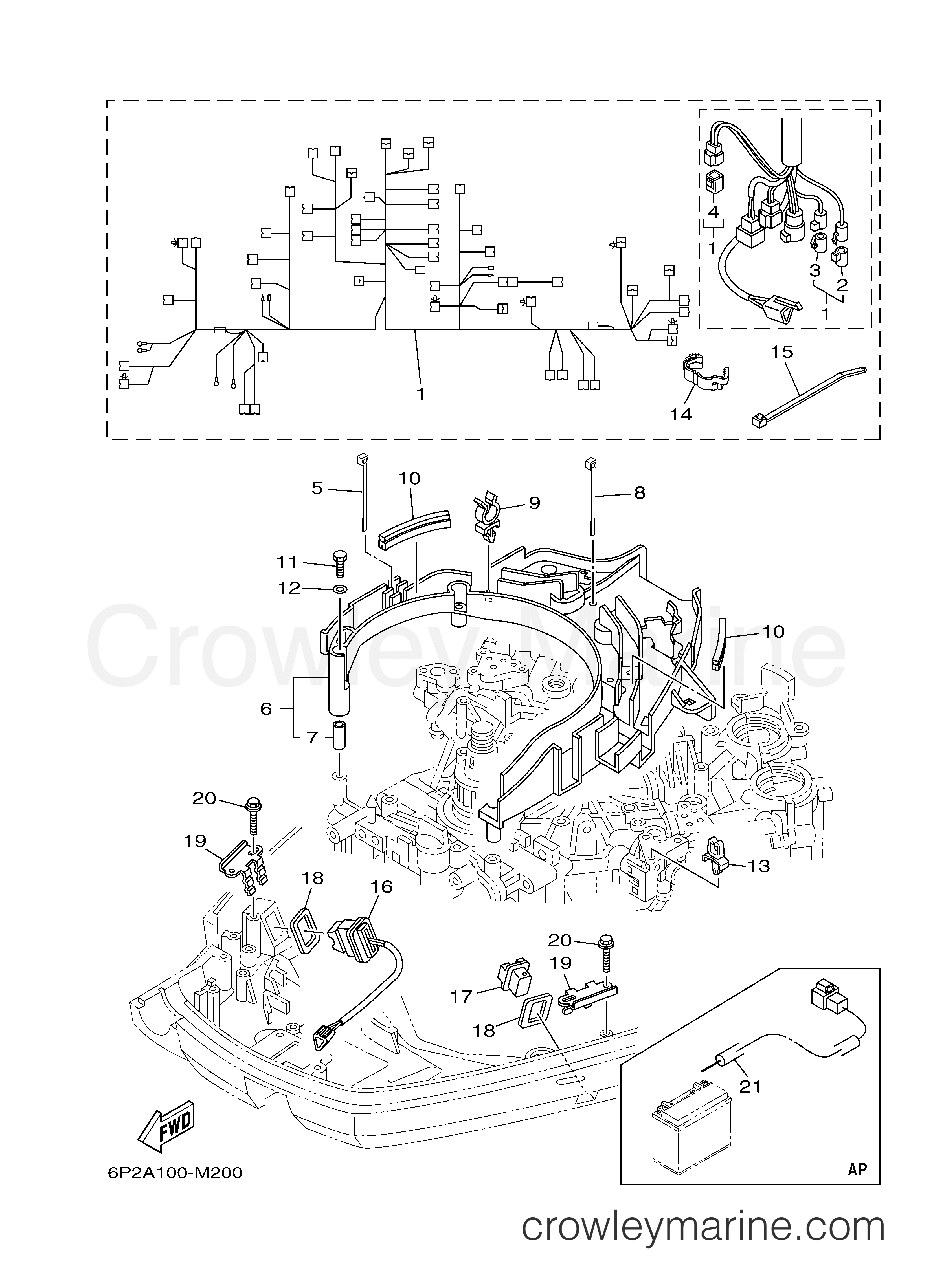 Yamaha Motors F225XA - ELECTRICAL 3