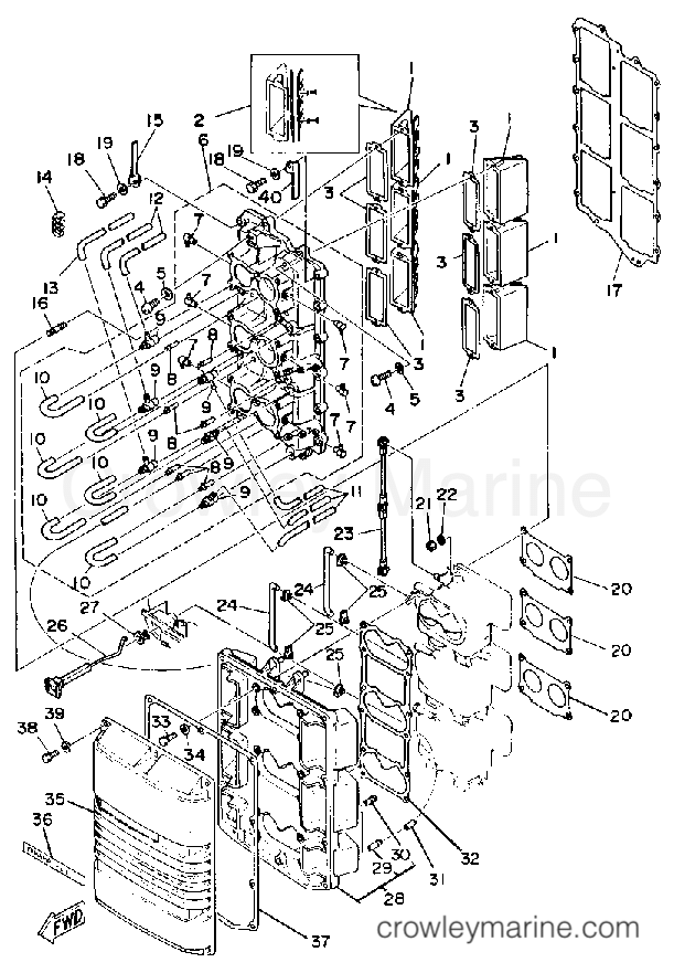 Yamaha Motors 200ETLF - INTAKE