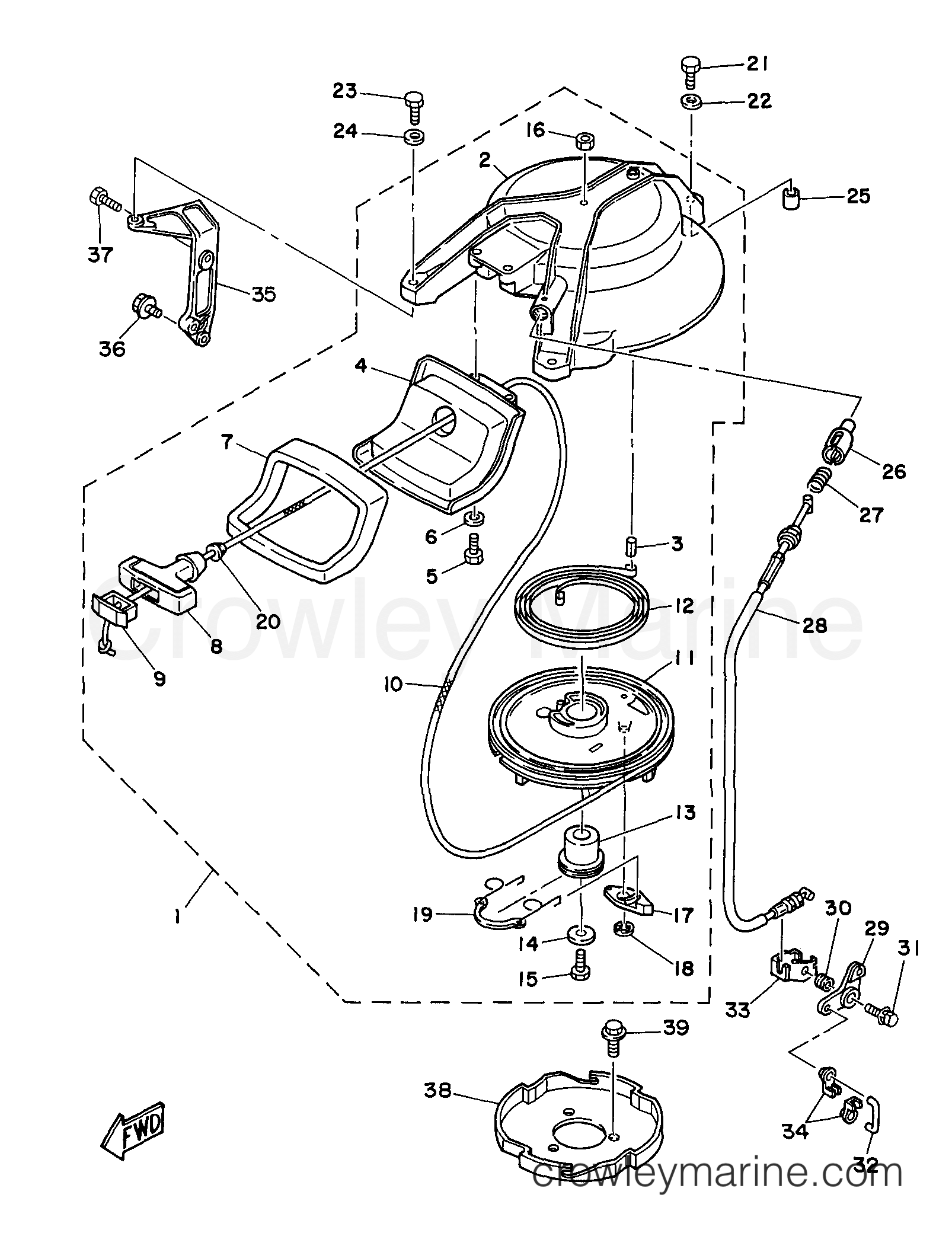 Yamaha Motors 25ELRW - STARTER