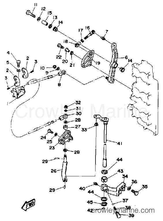 Yamaha Motors 225TXRP - CONTROL ENGINE