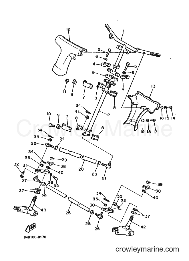 1988 Snowmobile VK540 - VK540 (84R0) [010] - STEERING