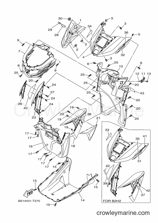Yamaha Motors LNR125-I (B2H2) [010] - LEG SHIELD
