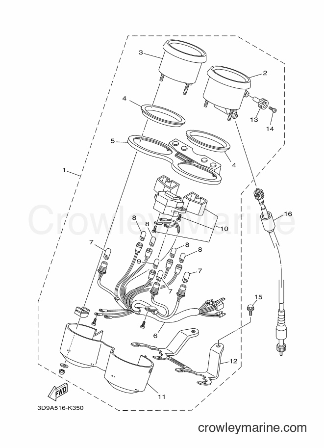 2011 Street Bike YBR125ESD - YBR125ESD (3D9A) [010] - METER