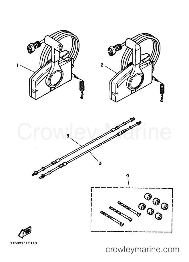 Yamaha Motors 85AE (6880) [010] - REMOTE CONTROL
