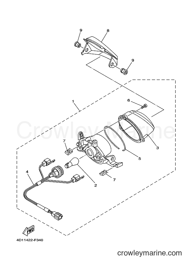 Yamaha Motors AF115C (4D12) [010] - TAILLIGHT