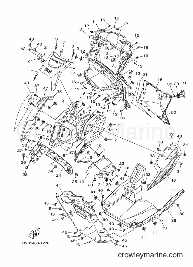 2018 Scooter LNX125-R - LNX125-R (BY81) [010] - LEG SHIELD
