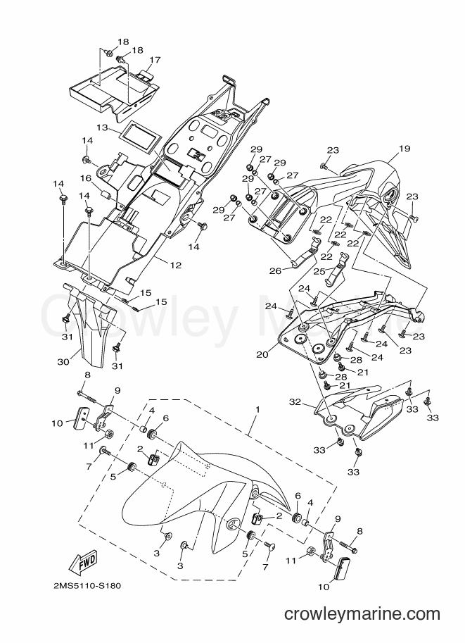 2017 Sport Bike YZF-R3 - YZF-R3 (2MS6) [010] - FENDER