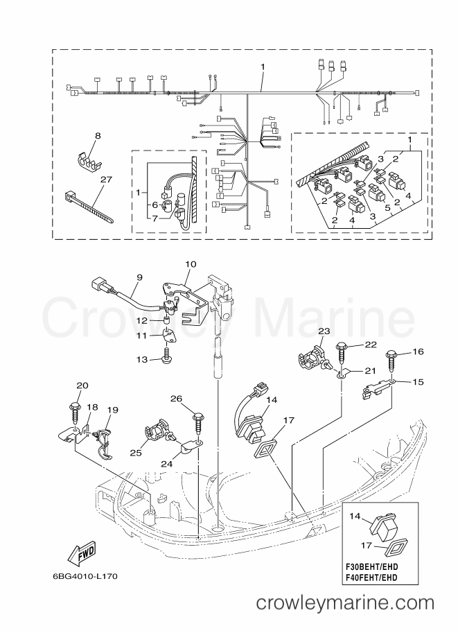 Yamaha Motors F40FEHTL (6BG5) [380] - ELECTRICAL 5