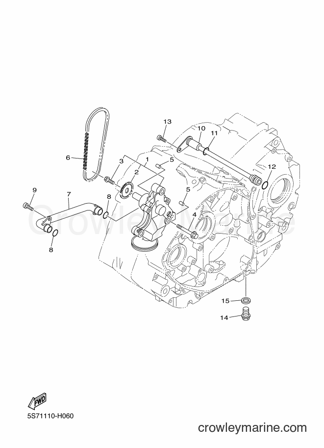 Yamaha Motors XVS950A (5S7C) [010] - OIL PUMP