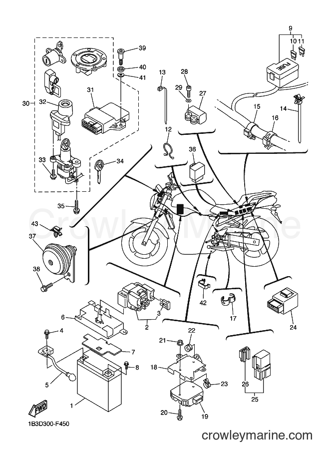 2007 Street Bike FZ6-N - FZ6-N (1B3D) [050] - ELECTRICAL 2