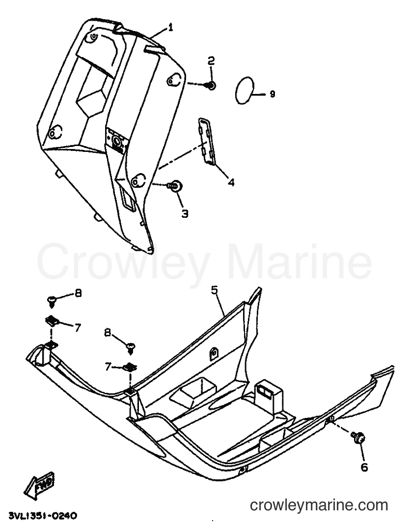 1994 Scooter CW50 - CW50 (3WV5) [999] - LEG SHIELD