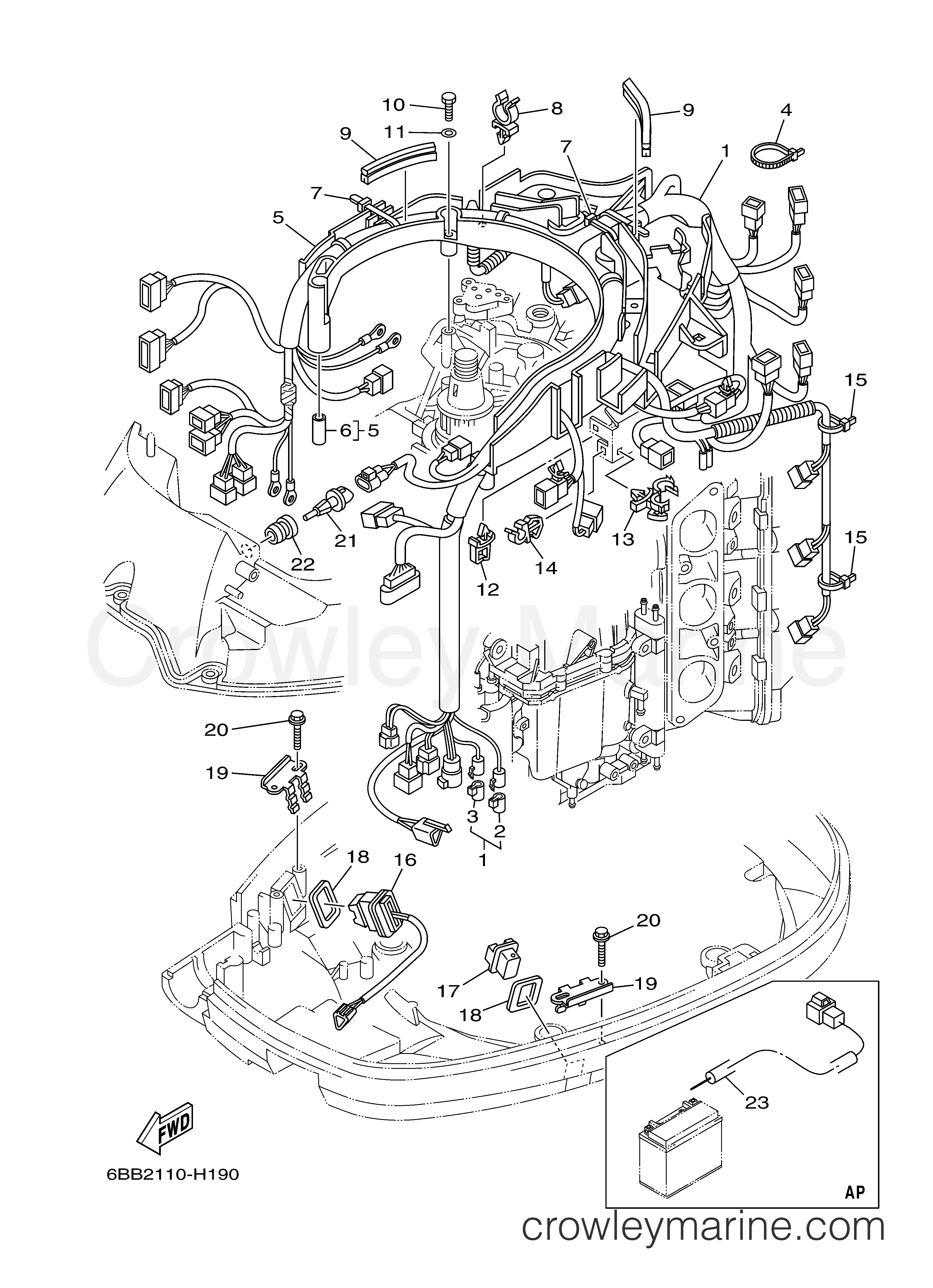 Yamaha Motors F250TXR - ELECTRICAL 3