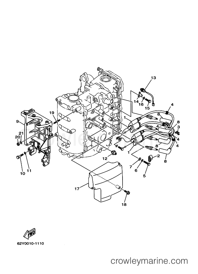 Yamaha Motors F50A (62Y0) [190] - ELECTRICAL 1