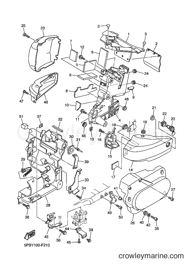 Yamaha Motors XVS1100 (3B8B) [010] - SIDE COVER