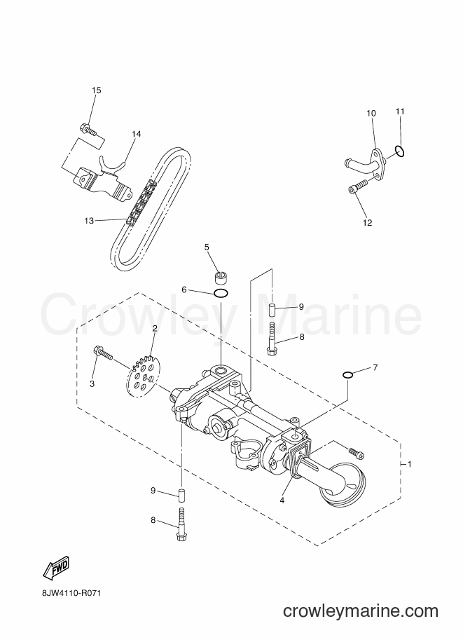 Yamaha Motors SRV10ML3 (8LL2) [010] - OIL PUMP