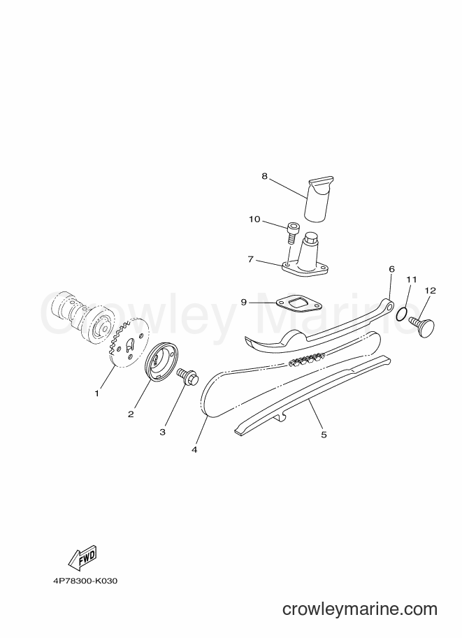 2011 Scooter XC125E - XC125E (4P78) [010] - CAMSHAFT & CHAIN
