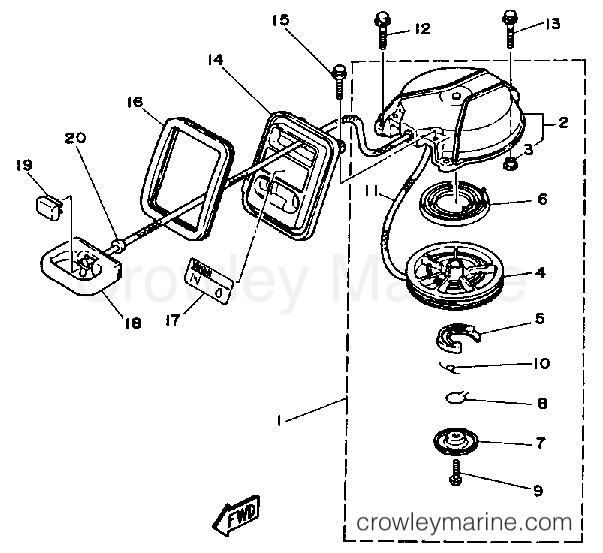 Yamaha Motors 3SF - MANUAL STARTER