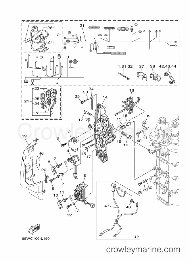 Yamaha Motors LF115XA-Y12 (68WC) [160] - ELECTRICAL 2