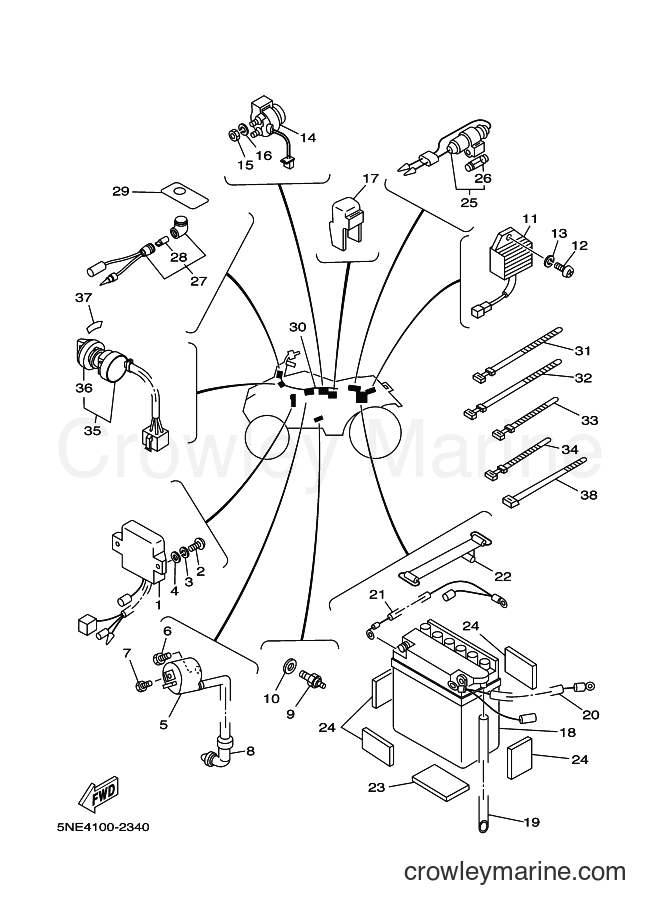 Yamaha Motors YF80M (5NE4) [030] - ELECTRICAL 1
