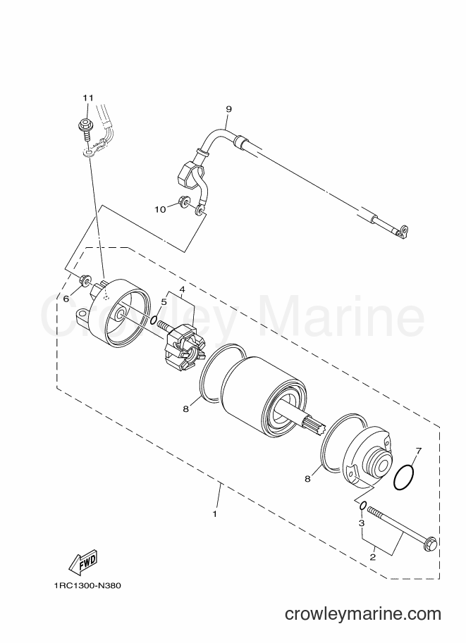 2014 Street Bike MT09A - MT09A (2DR1) [010] - STARTING MOTOR