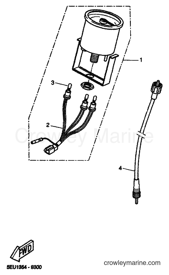 2001 Scooter YH50 - YH50 (5JB6) [030] - METER
