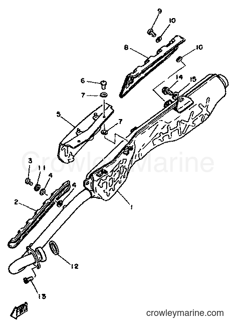 1981 Dirt Bike XT250 - XT250 (5G4) [999] - EXHAUST