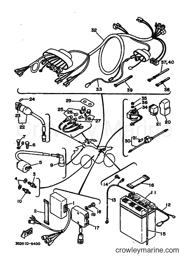 1989 ATV YFM350X - YFM350X (3GD2) [010] - ELECTRICAL 1