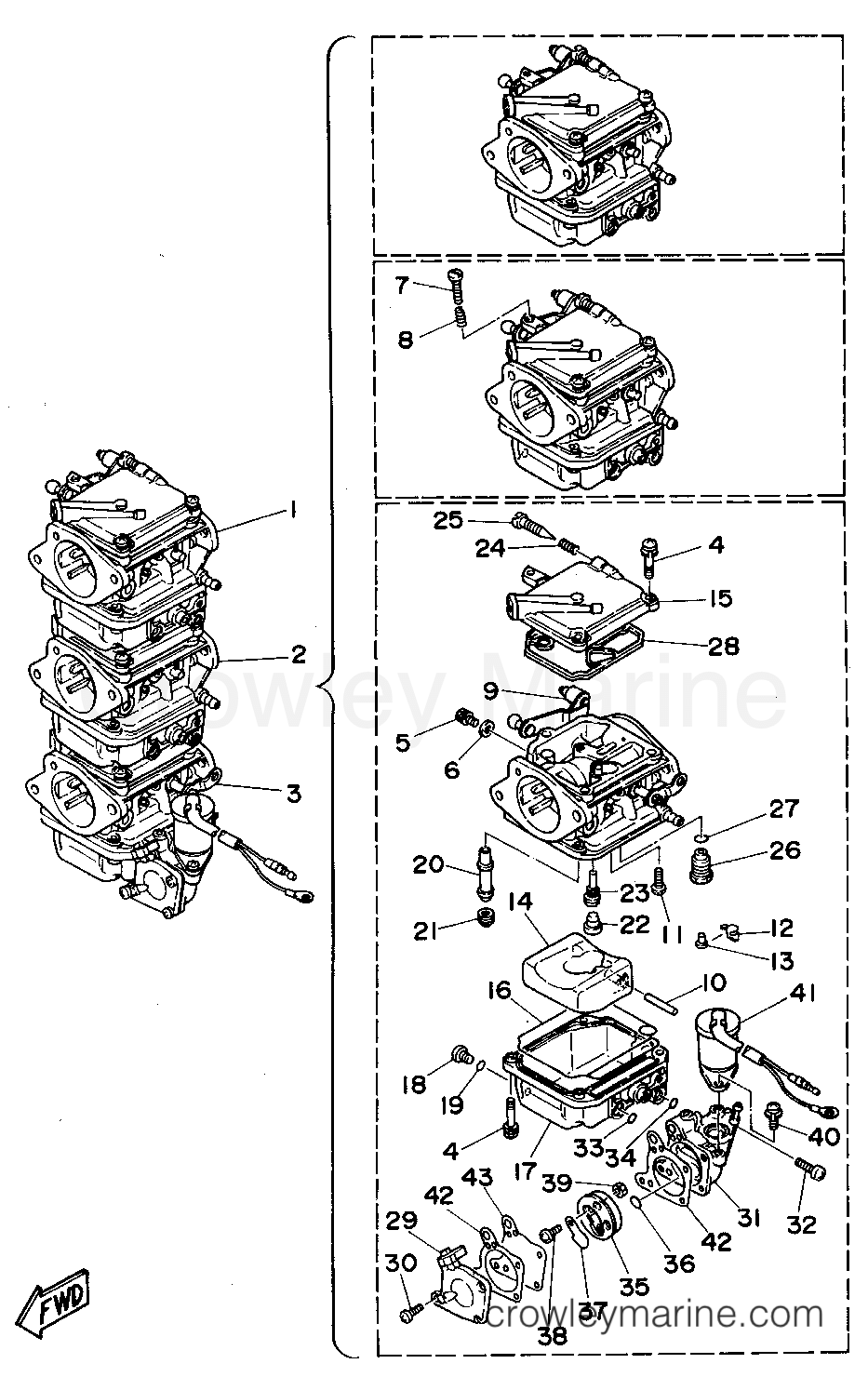 Yamaha Motors 50ESRS - CARBURETOR