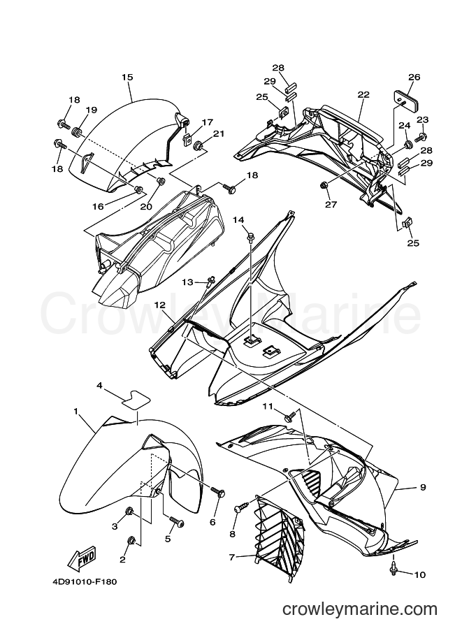 Yamaha Motors YP250 (4D94) [010] - FENDER