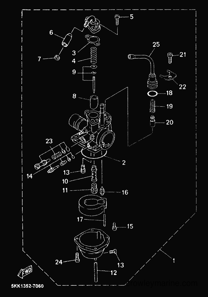 1999 Scooter YN100 - YN100 (5KK1) [999] - CARBURETOR