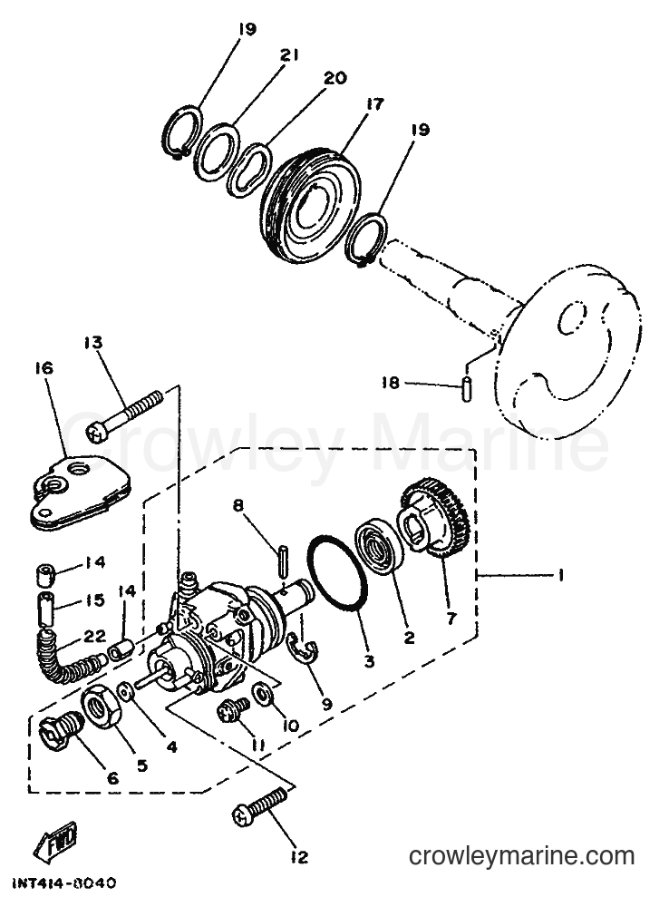 1993 Scooter CT50S - CT50S (3NT9) [999] - OIL PUMP