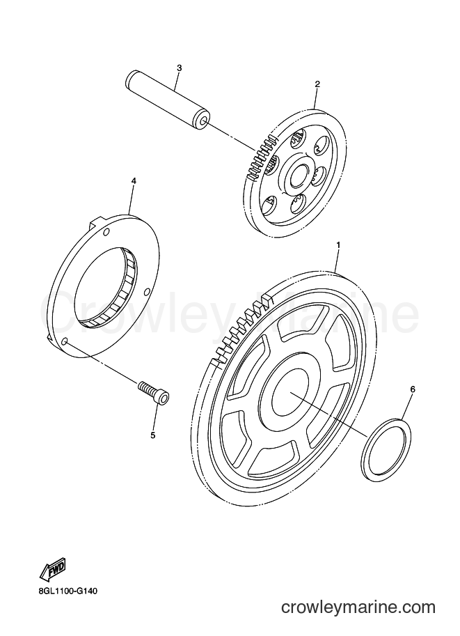 Yamaha Motors RFX10R (8GL1) [020] - STARTER