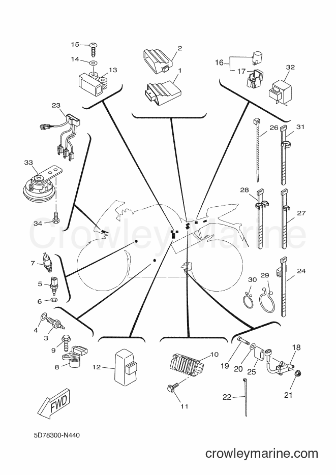 2016 Sport Bike YZF-R125 - YZF-R125 (5D7S) [090] - ELECTRICAL 2