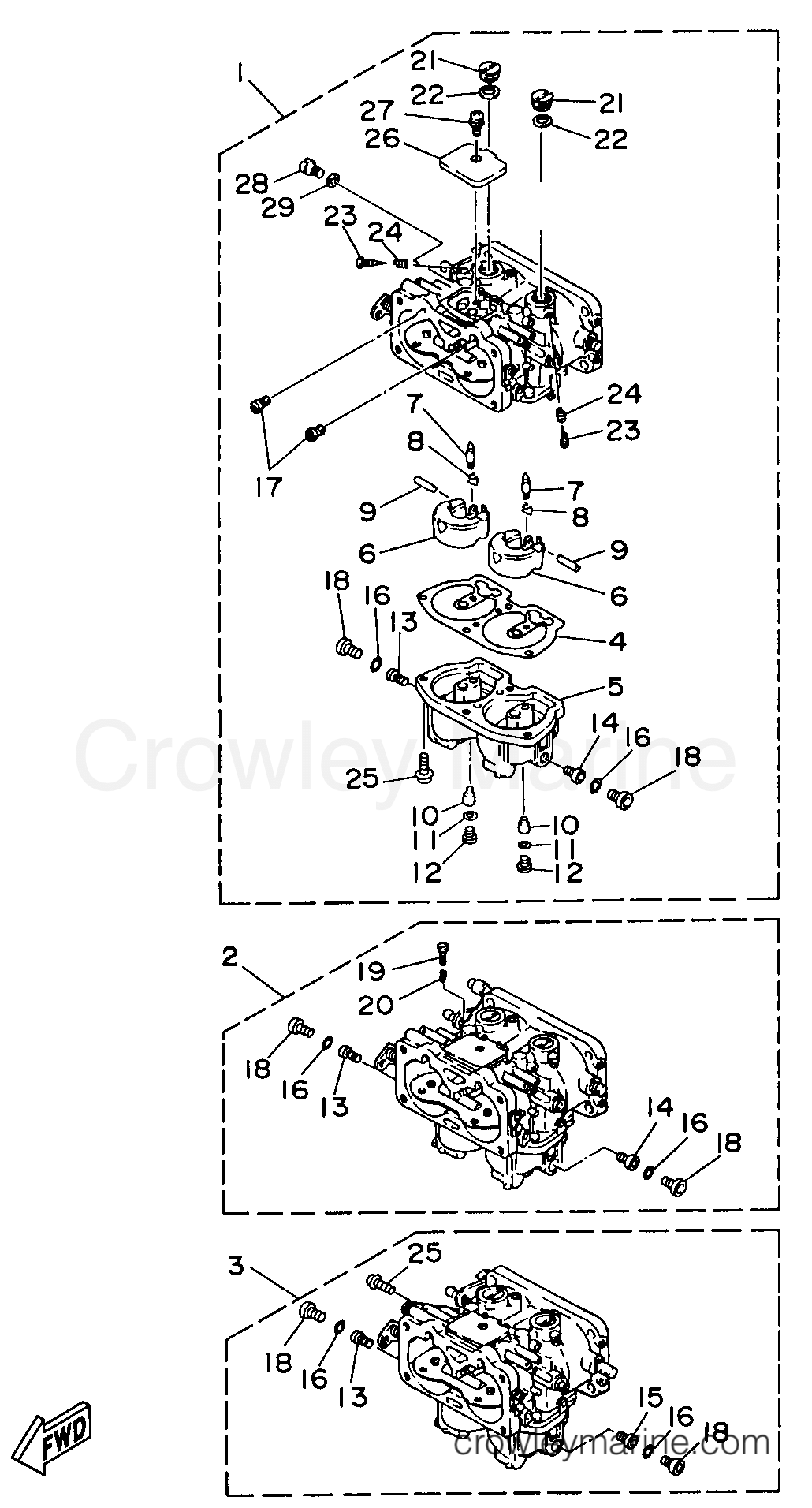 Yamaha Motors C150TXRX - CARBURETOR