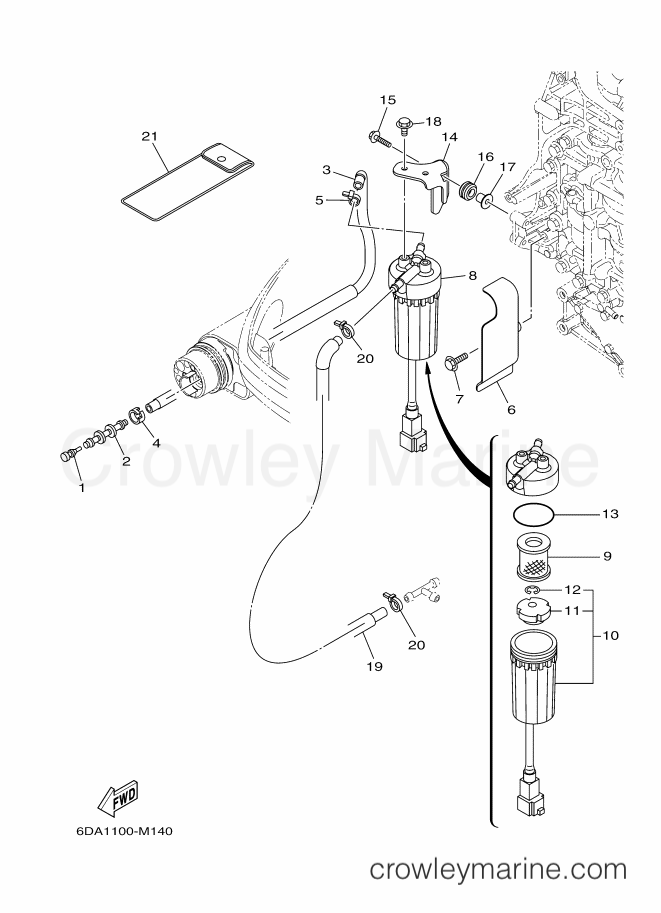 Yamaha Motors F165AET (6FC2) [020] - FUEL