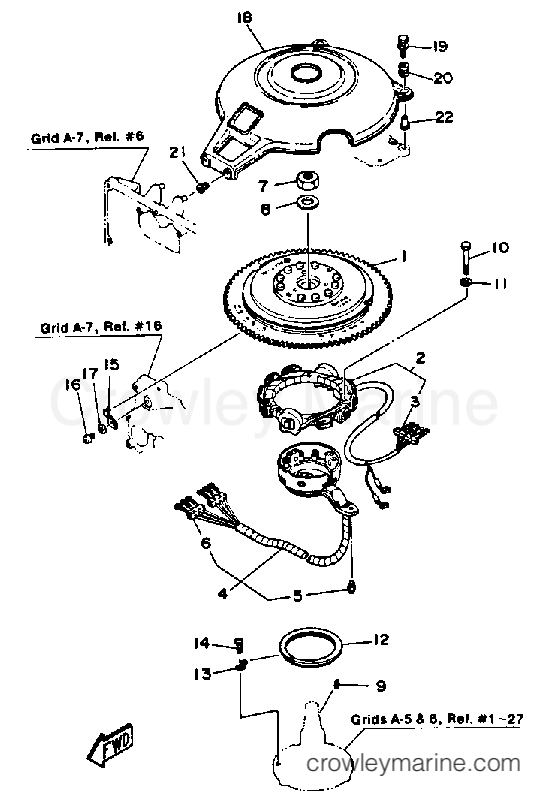 Yamaha Motors PROV150LH - CDI MAGNETO