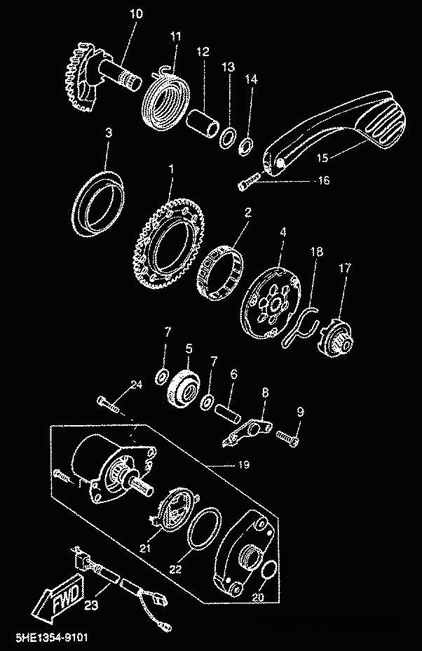 Yamaha Motors YQ50L (5KH7) [010] - STARTER