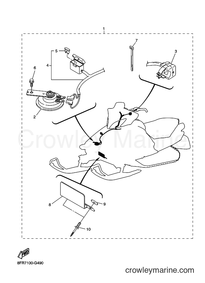 Yamaha Motors RX10MSA (8GY3) [020] - ELECTRICAL 4