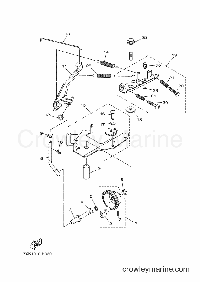 2013 Snowblower YU240 - YU240 (7XK1) [010] - GOVERNOR