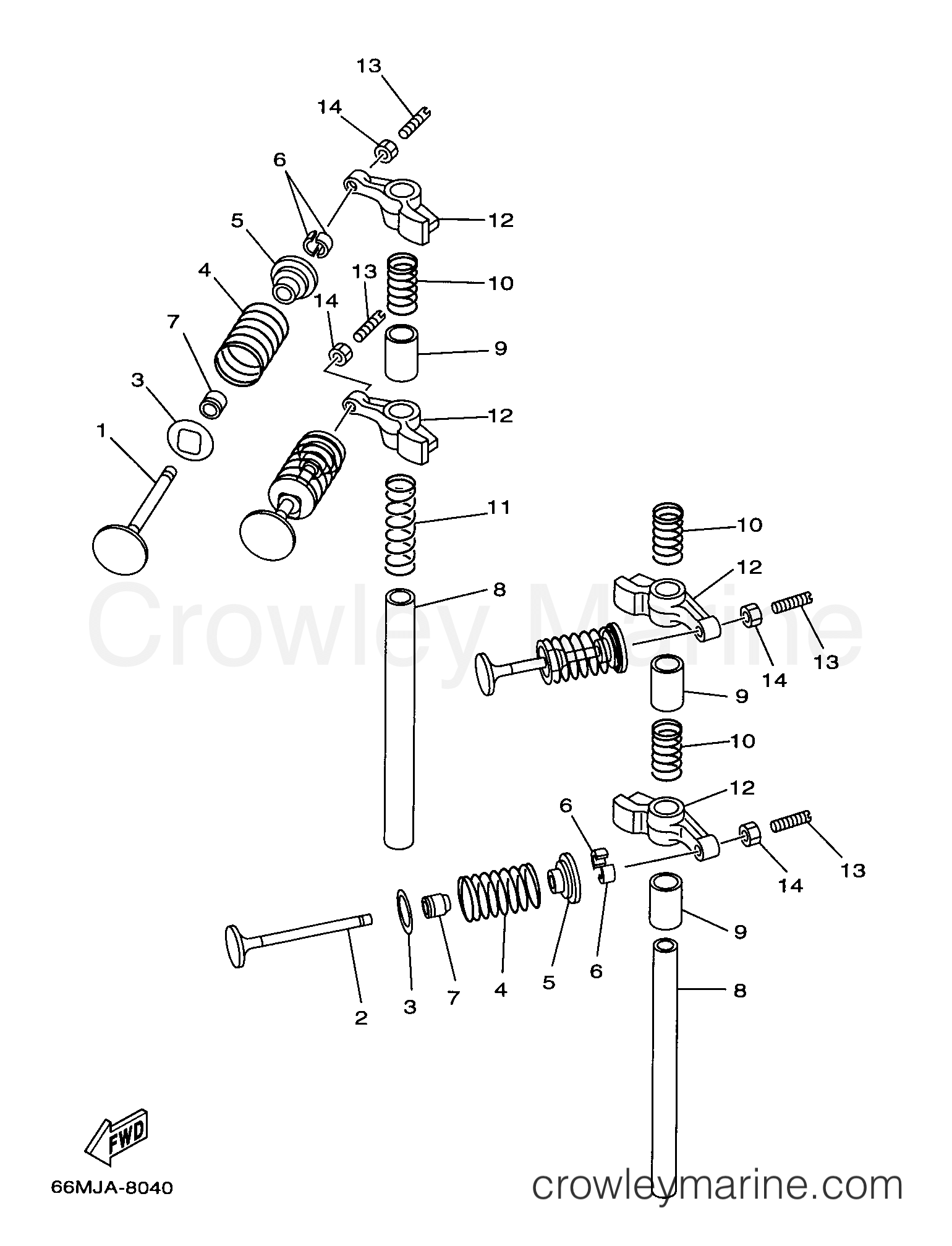 Yamaha Motors F15ELHX - VALVE