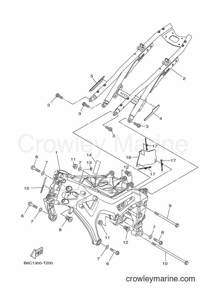 2018 Street Bike MTN850D - MTN850D (B6C1) [010] - FRAME