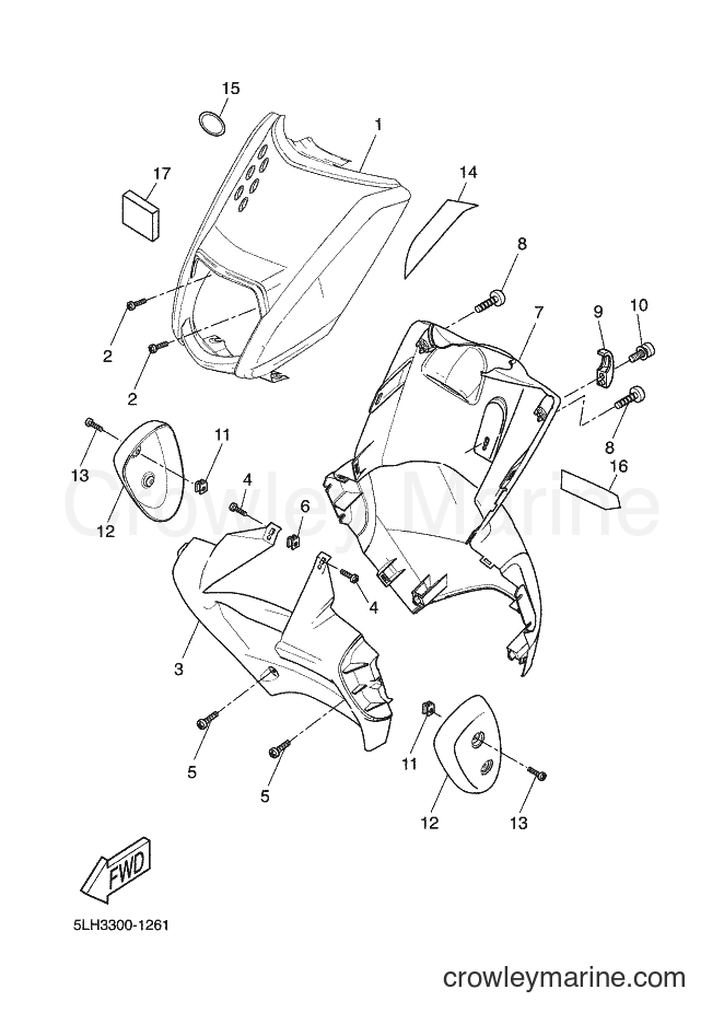 Yamaha Motors EW50 (5WK2) [030] - LEG SHIELD