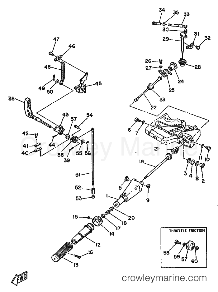 Yamaha Motors 9.9D (6E7) [999] - CONTROL