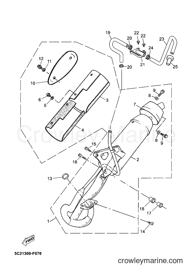 Yamaha Motors YN50 (2APH) [030] - EXHAUST