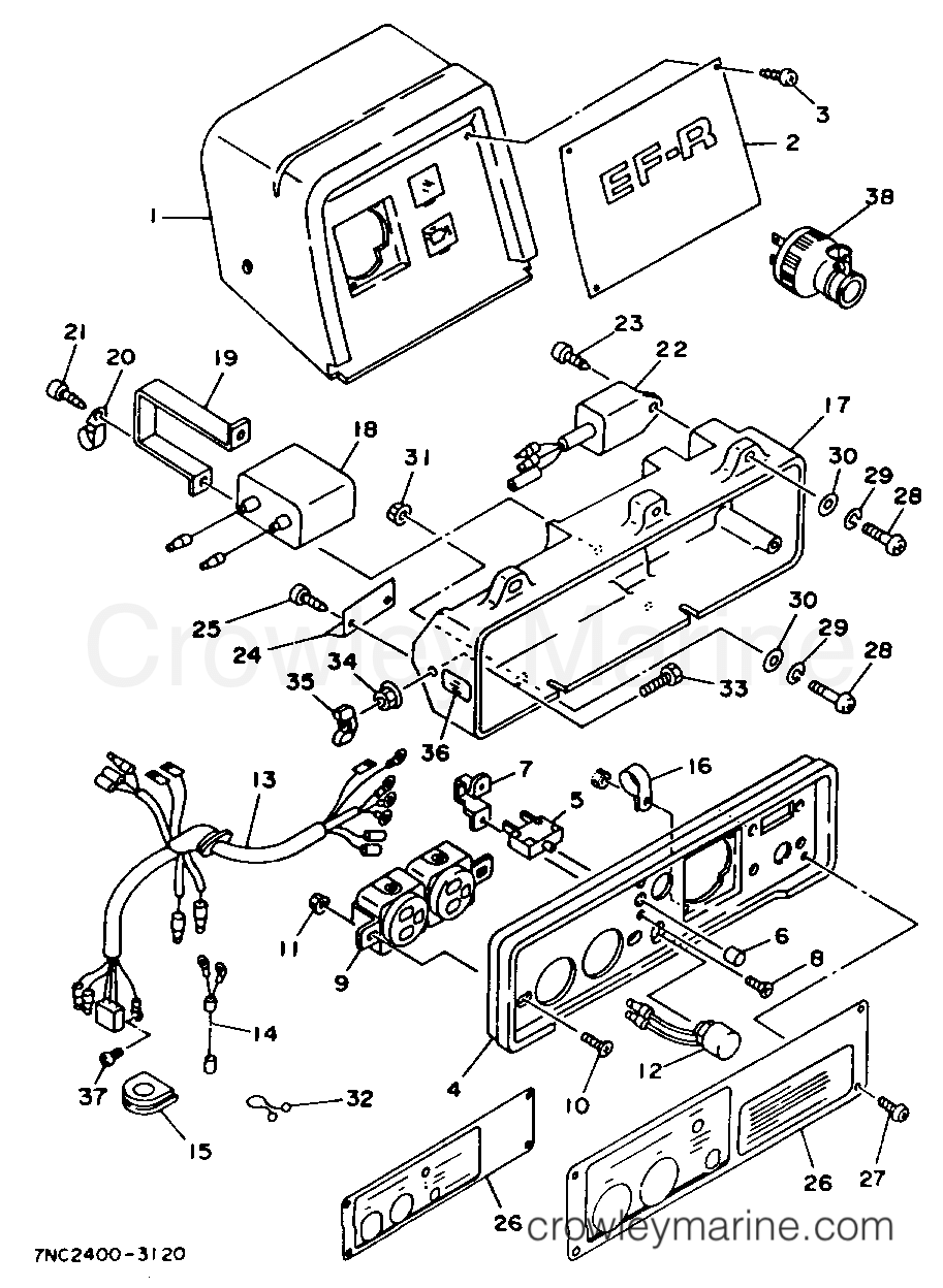 Yamaha Motors EF2500R - CONTROL BOX
